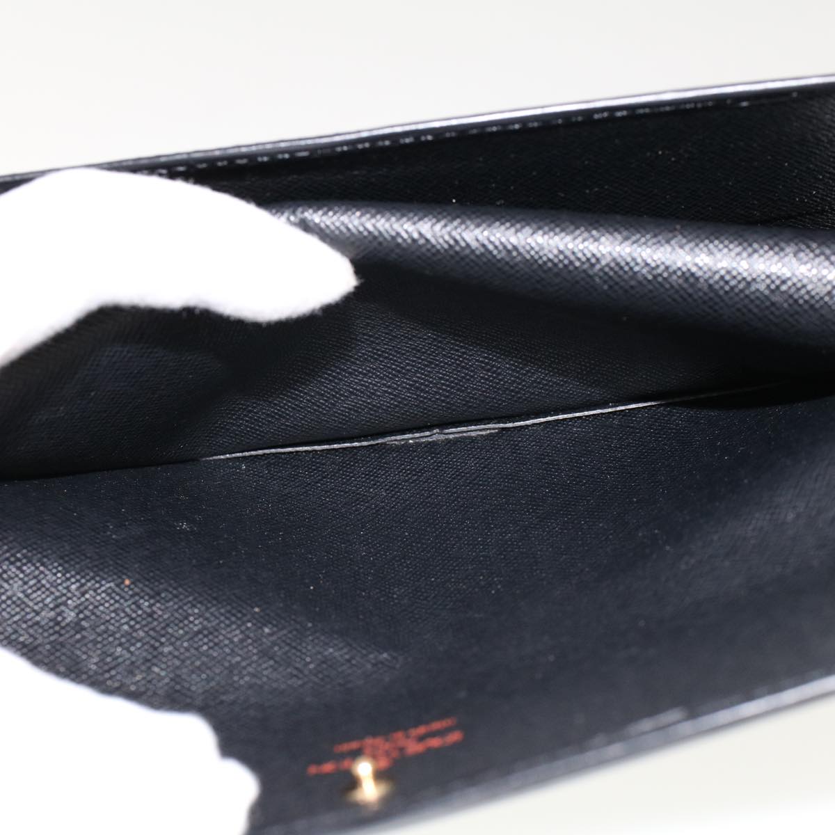 LOUIS VUITTON Epi Long Wallet 2Set Black Navy LV bs6412
