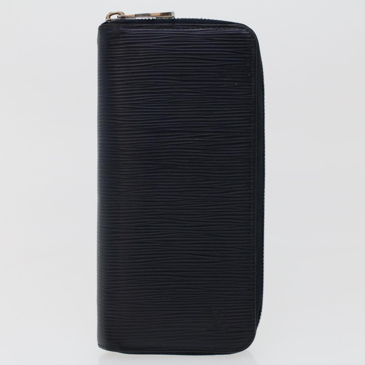 LOUIS VUITTON Epi Long Wallet 2Set Black Navy LV bs6412