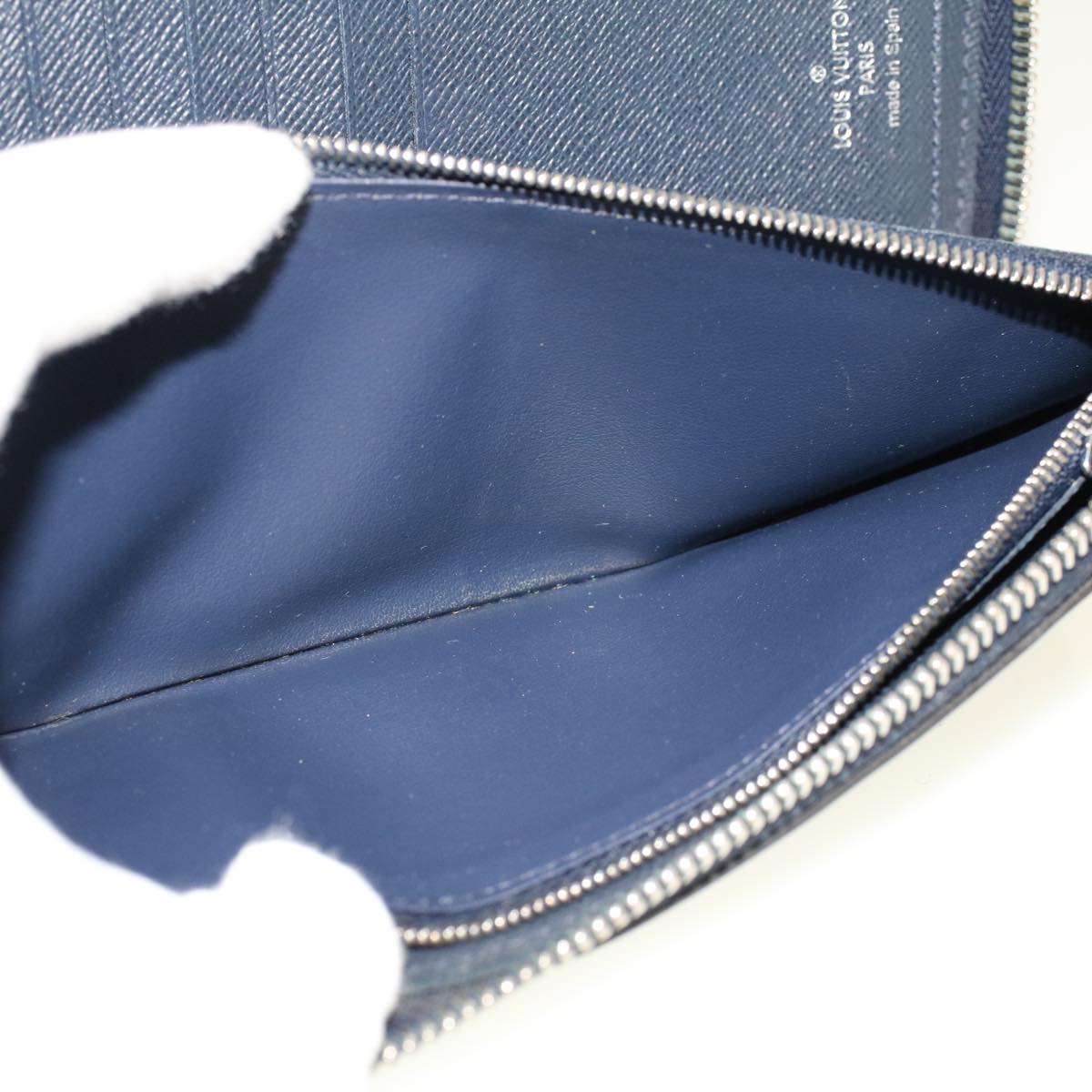 LOUIS VUITTON Epi Long Wallet 2Set Black Navy LV bs6412