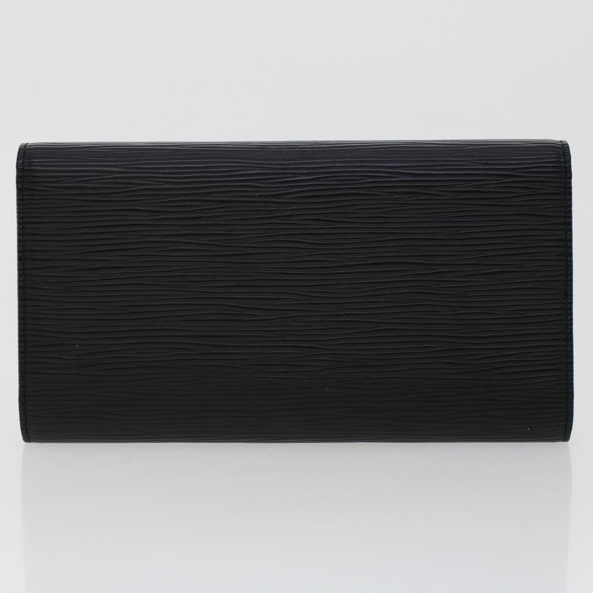 LOUIS VUITTON Epi Long Wallet 2Set Black Navy LV bs6412