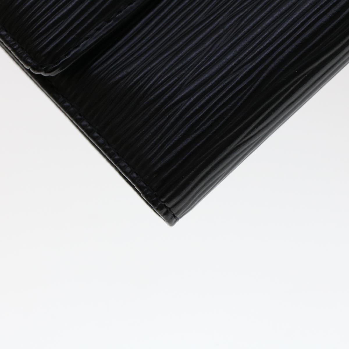 LOUIS VUITTON Epi Long Wallet 2Set Black Navy LV bs6412