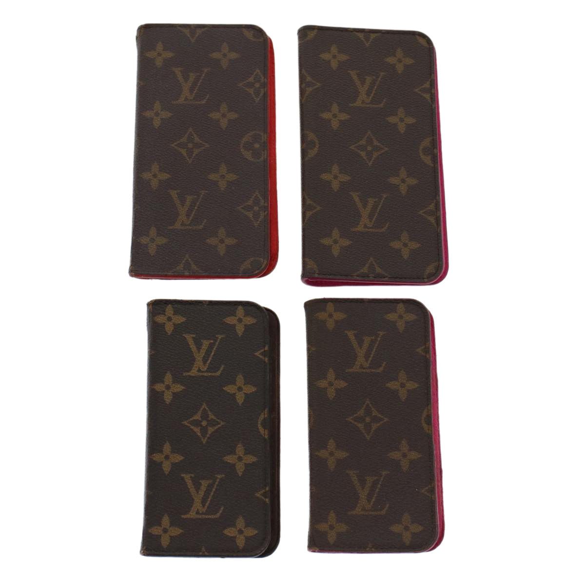 LOUIS VUITTON Monogram Cell Phone Case 4Set LV bs6419
