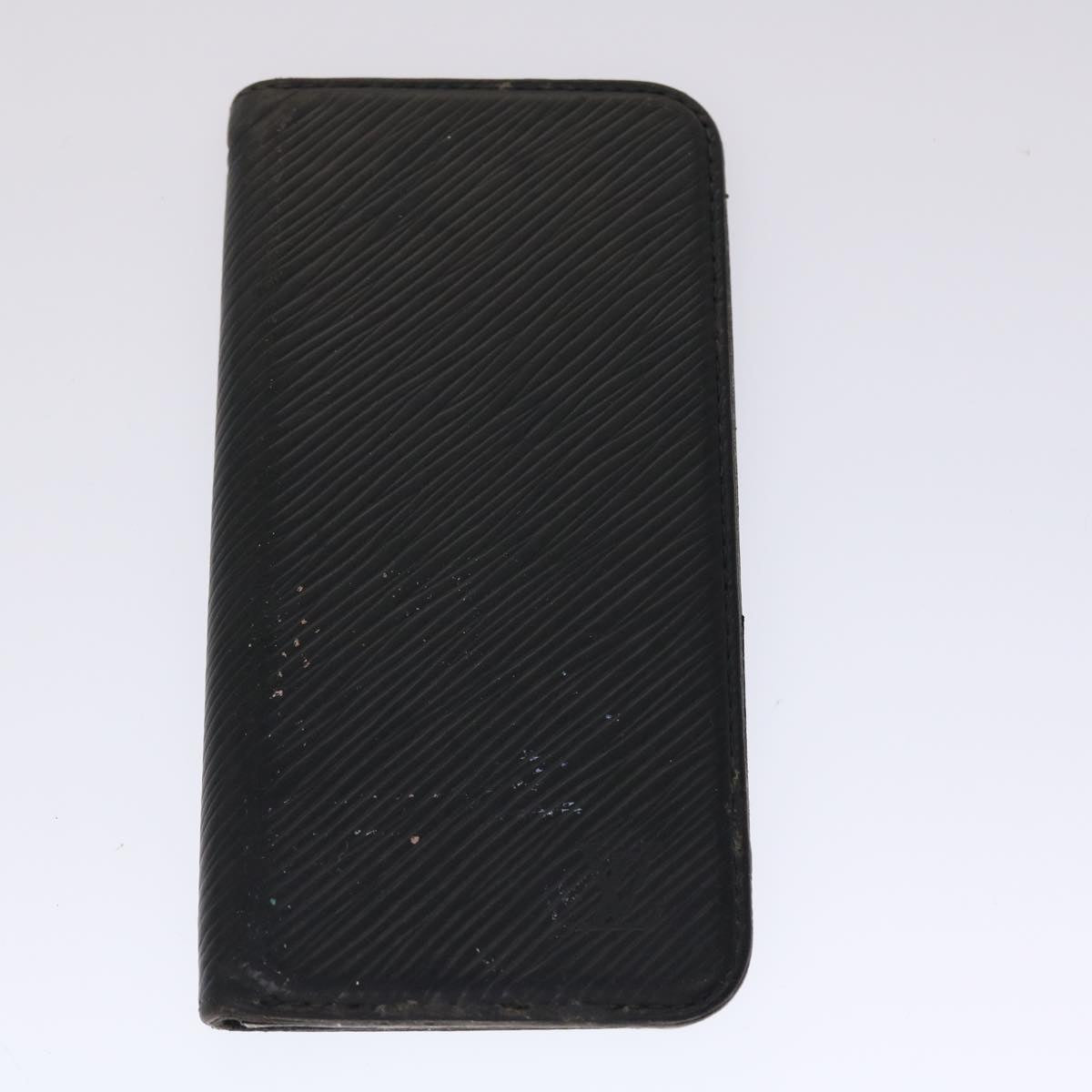 LOUIS VUITTON Epi iPhone Case Wallet 4Set Black LV bs6427