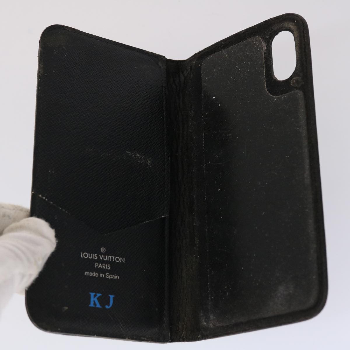 LOUIS VUITTON Epi iPhone Case Wallet 4Set Black LV bs6427