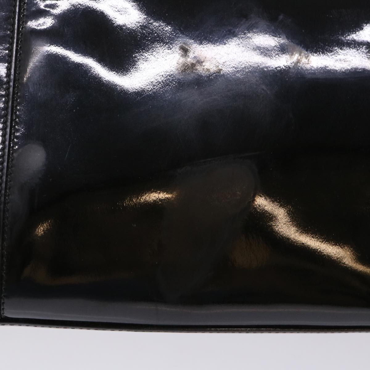 Luxury Chanel Chain Shoulder Bag Patent leather Black CC  bs6435
