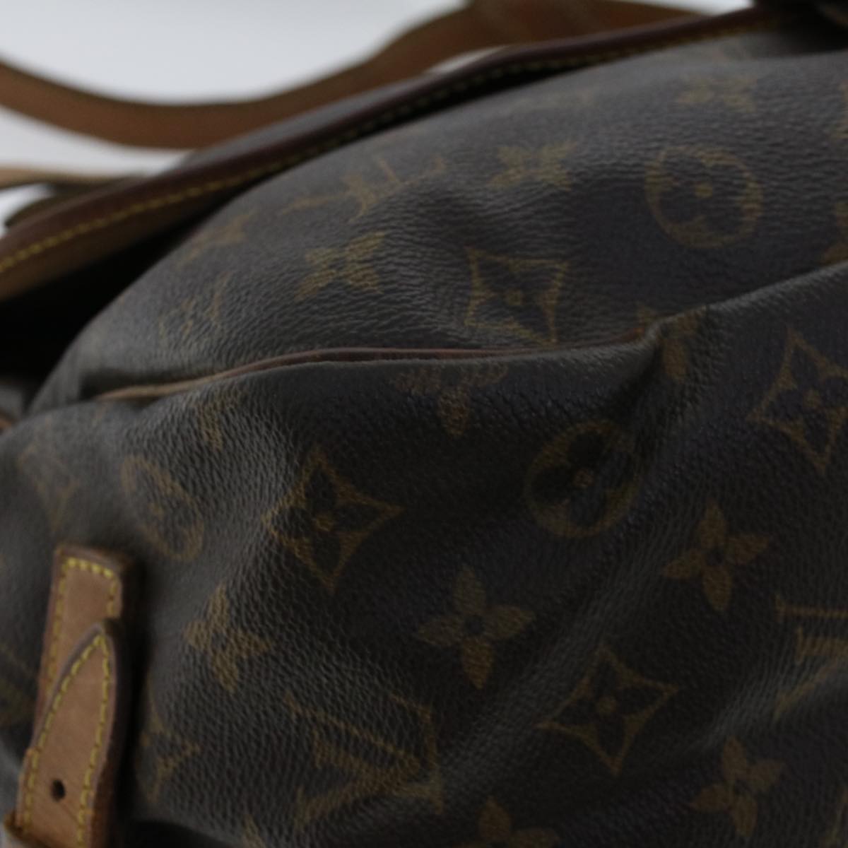 LOUIS VUITTON Monogram Saumur 35 Shoulder Bag M42254 LV bs6440