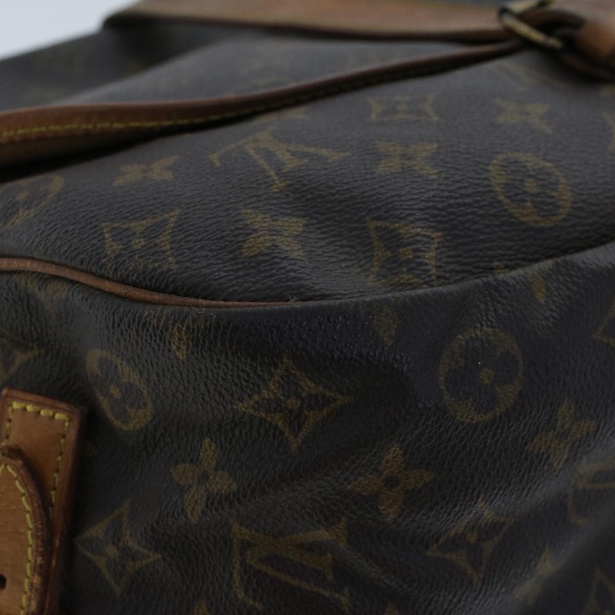 LOUIS VUITTON Monogram Saumur 35 Shoulder Bag M42254 LV bs6440