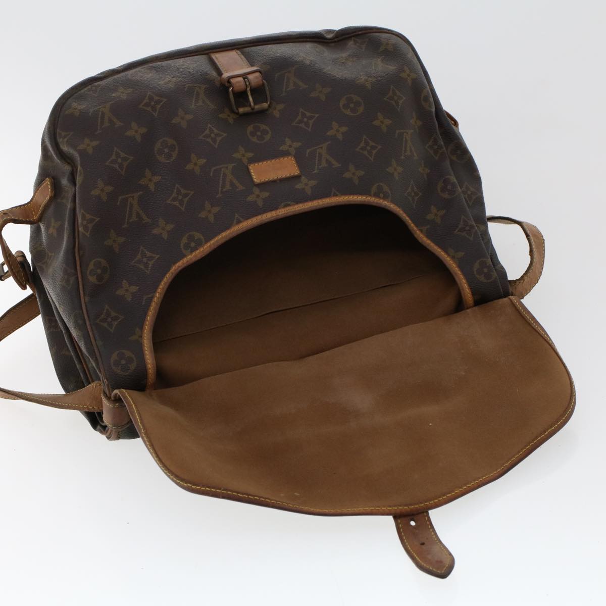 LOUIS VUITTON Monogram Saumur 35 Shoulder Bag M42254 LV bs6440