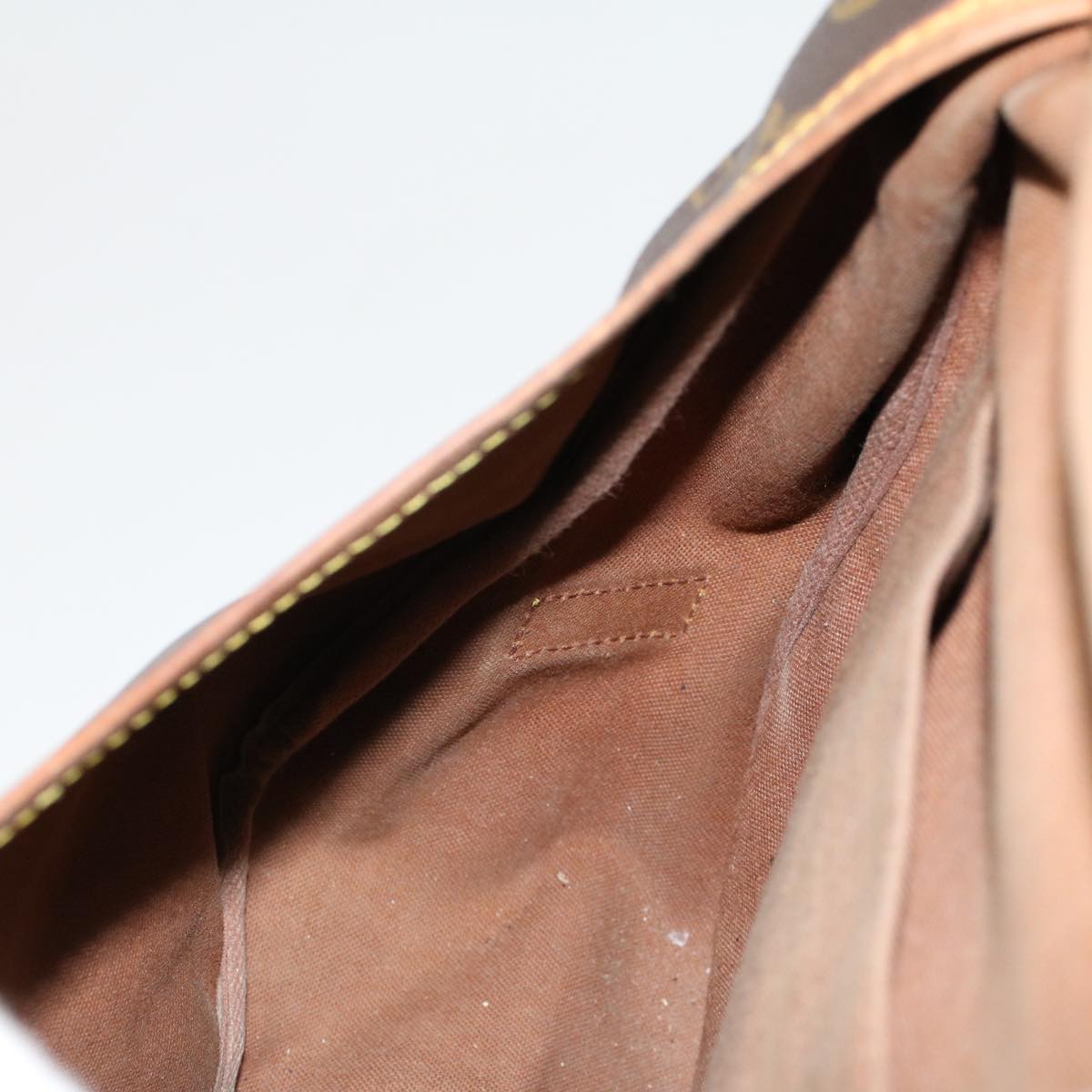 LOUIS VUITTON Monogram Saumur 35 Shoulder Bag M42254 LV bs6440