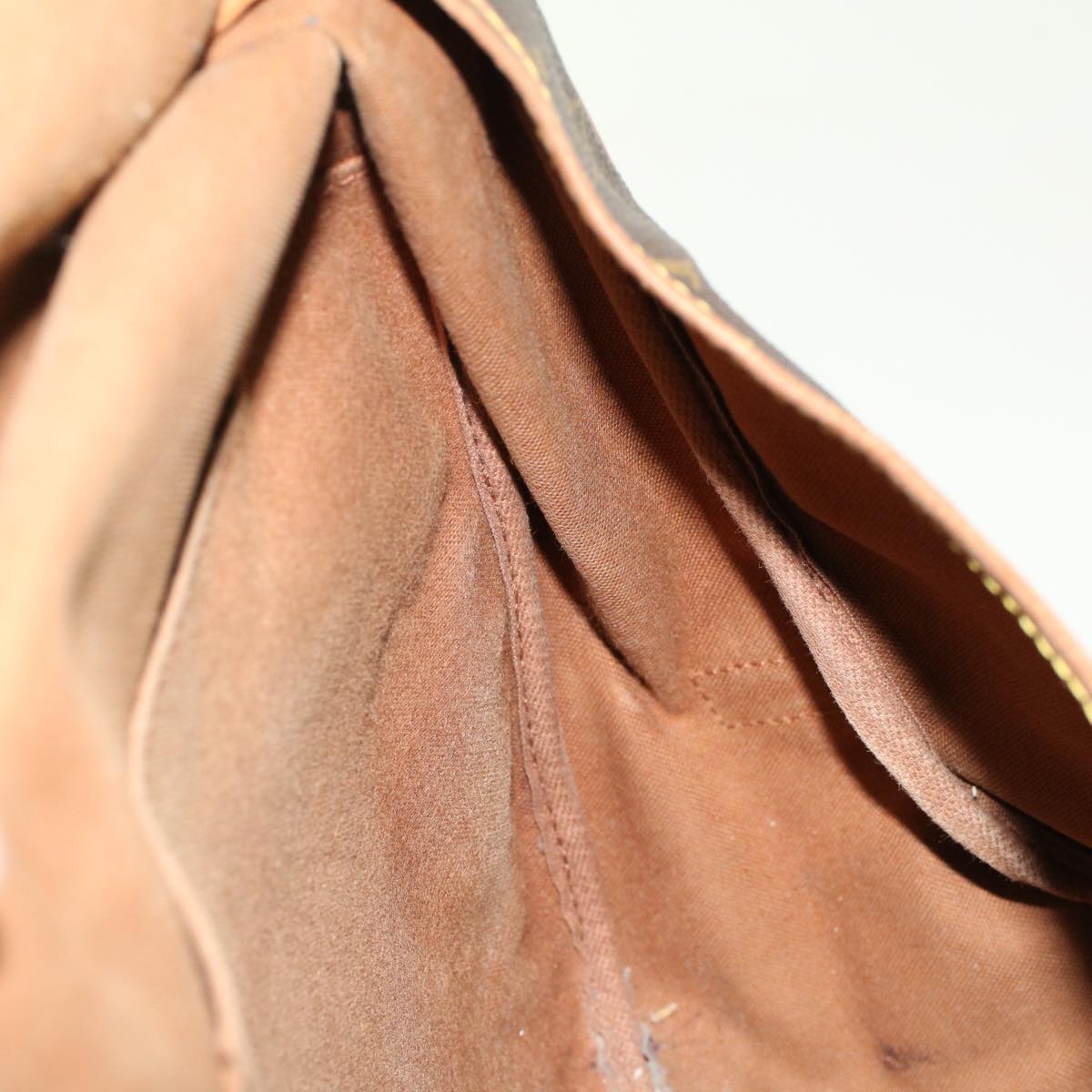 LOUIS VUITTON Monogram Saumur 35 Shoulder Bag M42254 LV bs6440