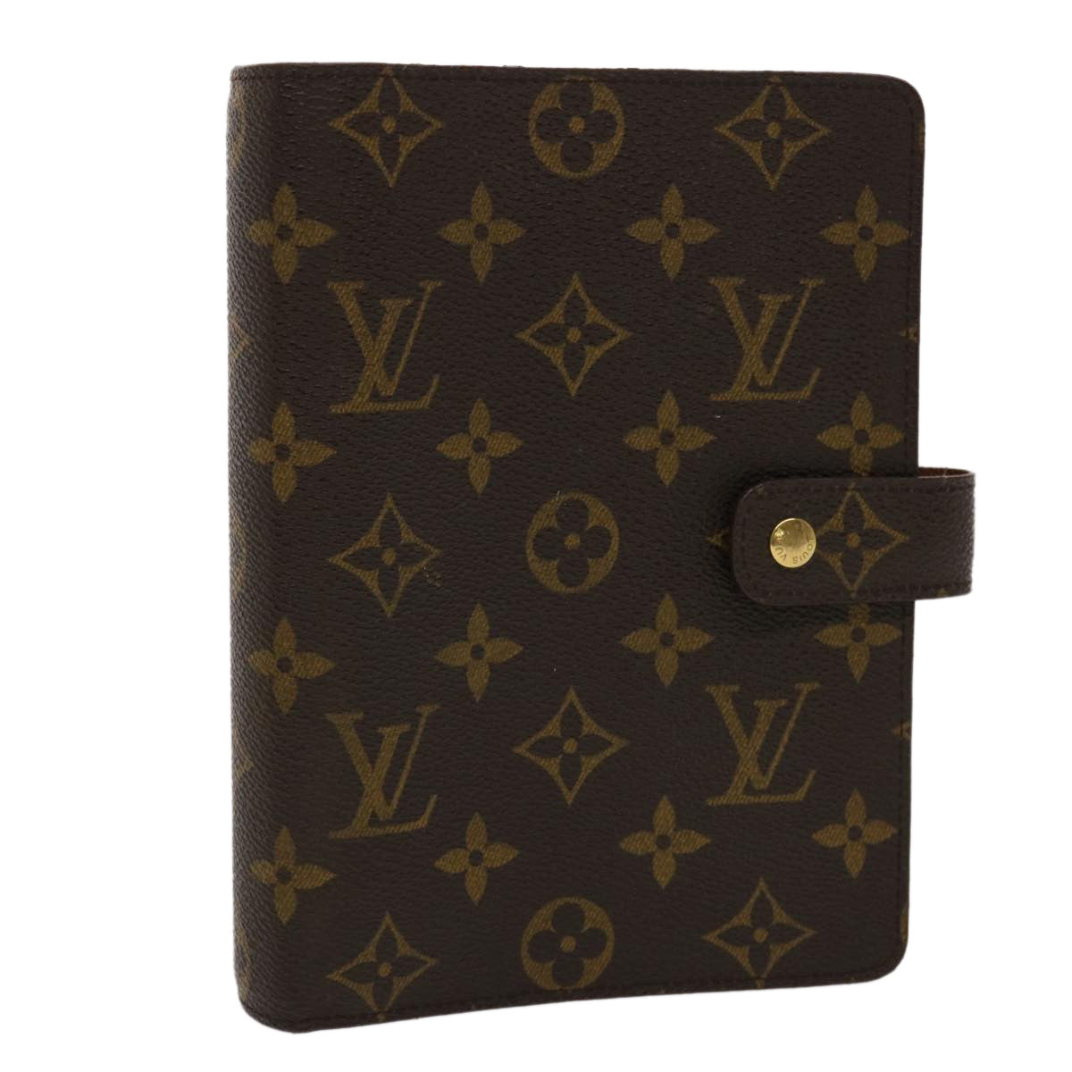 LOUIS VUITTON Monogram Agenda MM Day Planner Cover R20105 LV bs6441