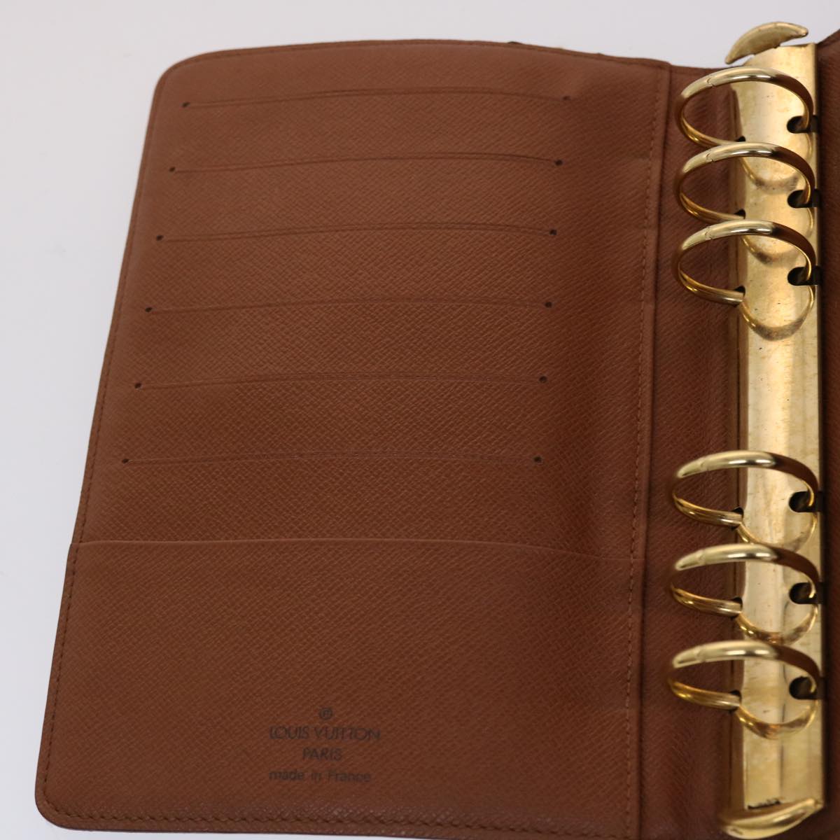 LOUIS VUITTON Monogram Agenda MM Day Planner Cover R20105 LV bs6441
