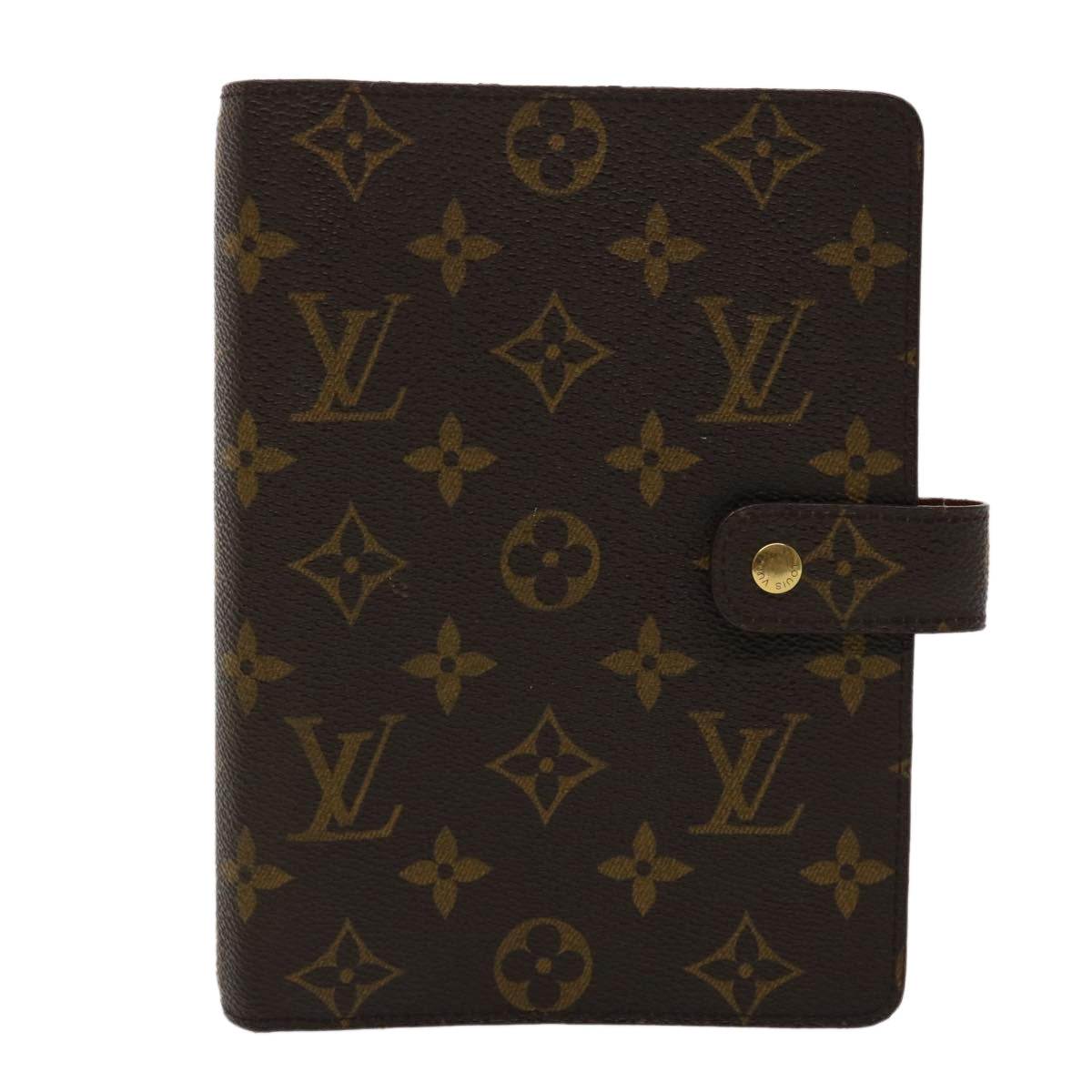 LOUIS VUITTON Monogram Agenda MM Day Planner Cover R20105 LV bs6441