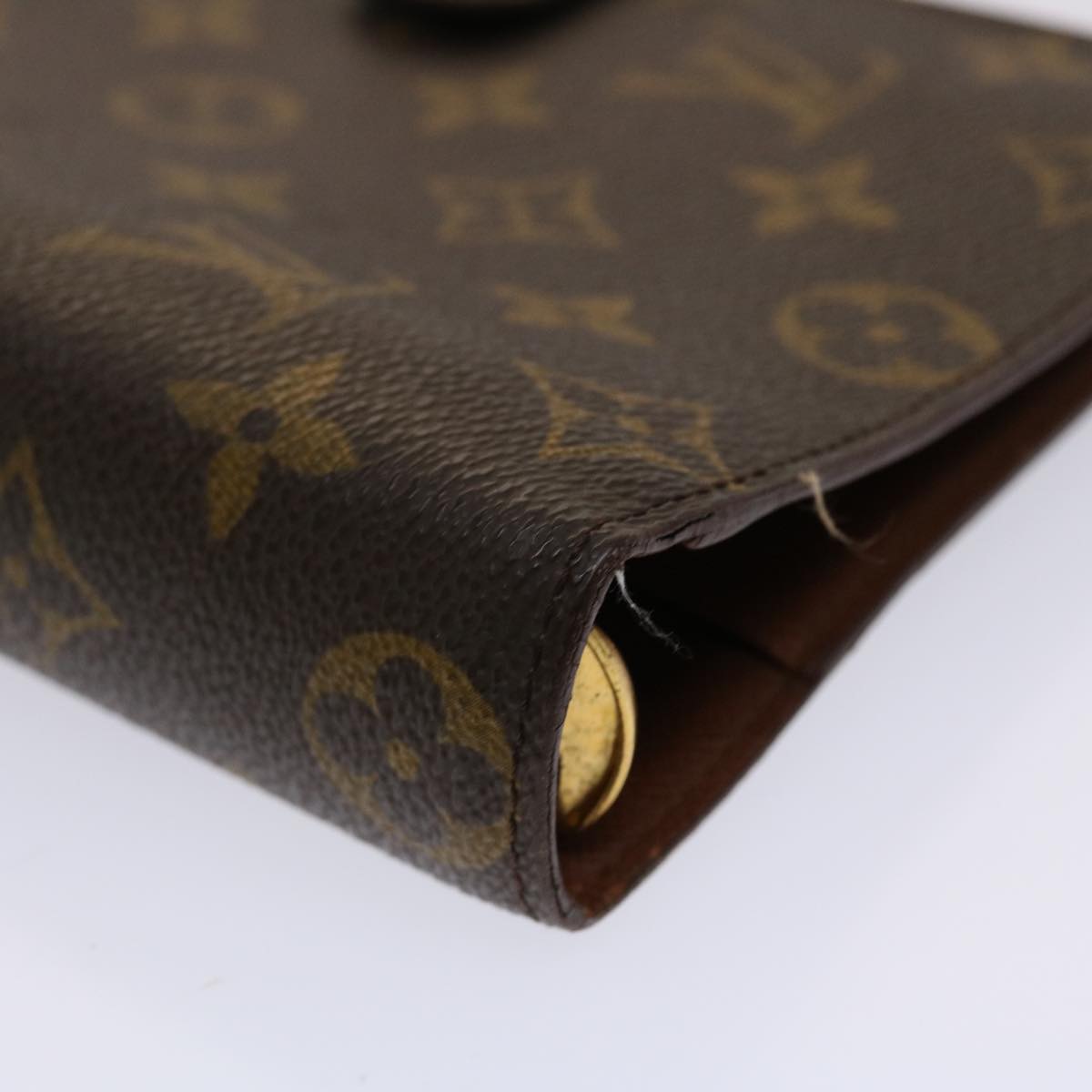 LOUIS VUITTON Monogram Agenda MM Day Planner Cover R20105 LV bs6441