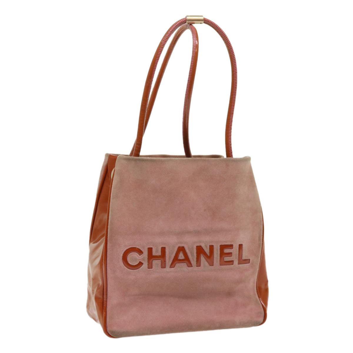 Luxury Chanel Shoulder Bag Suede Pink CC  bs6446