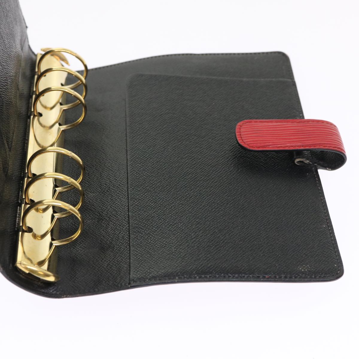 LOUIS VUITTON Epi Agenda MM Day Planner Cover Red R20047 LV bs6511