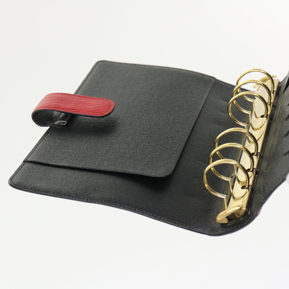 LOUIS VUITTON Epi Agenda MM Day Planner Cover Red R20047 LV bs6511