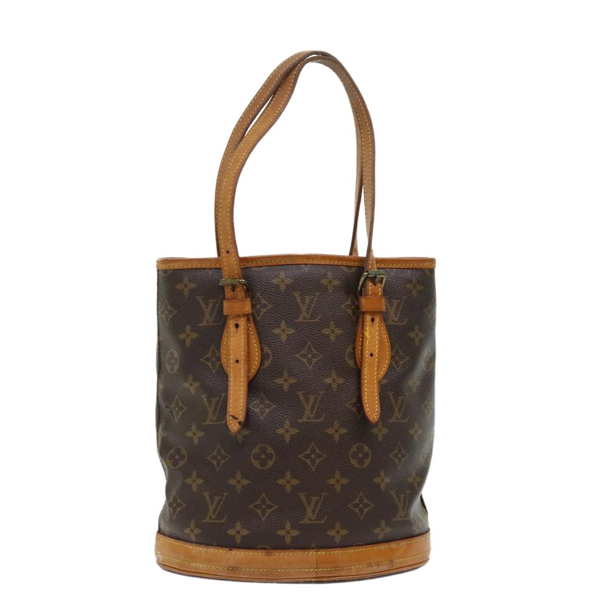 LOUIS VUITTON Monogram Bucket PM Shoulder Bag M42238 LV bs6531