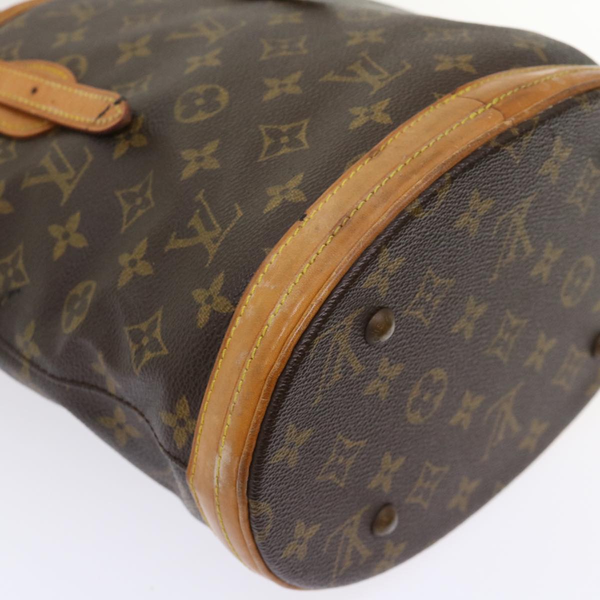 LOUIS VUITTON Monogram Bucket PM Shoulder Bag M42238 LV bs6531
