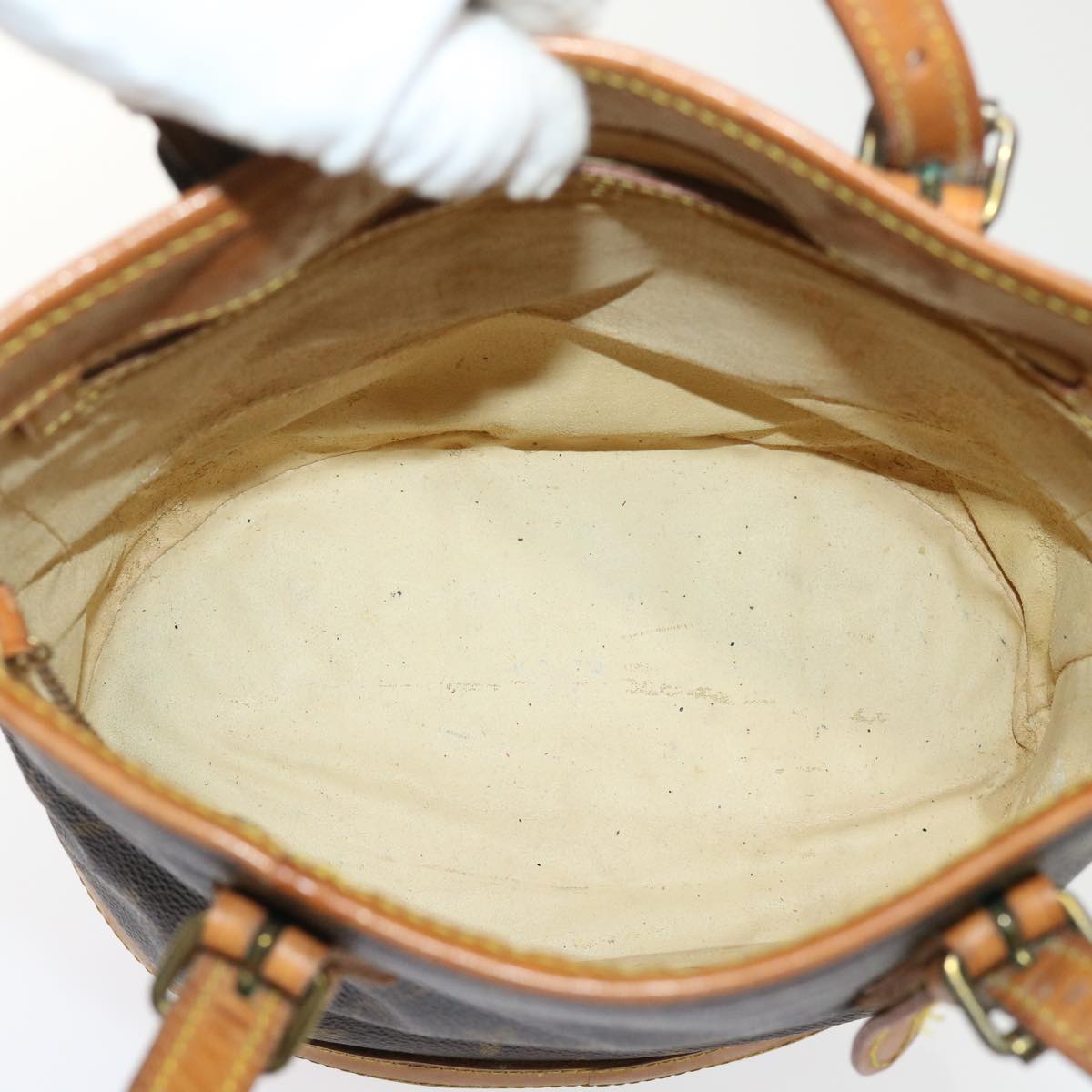 LOUIS VUITTON Monogram Bucket PM Shoulder Bag M42238 LV bs6531