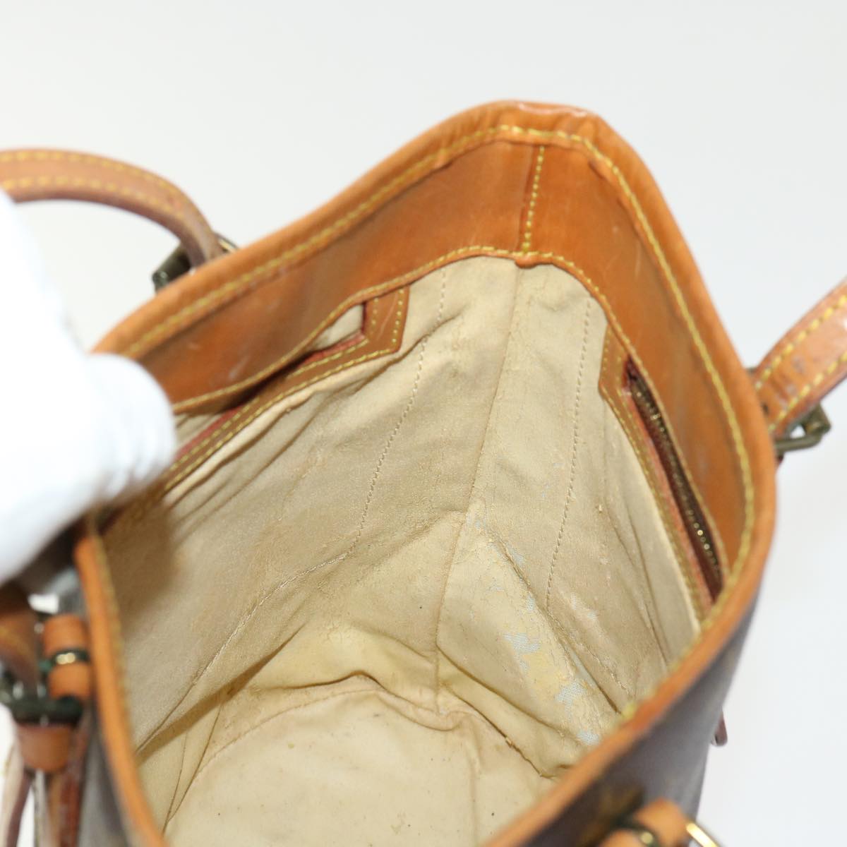 LOUIS VUITTON Monogram Bucket PM Shoulder Bag M42238 LV bs6531