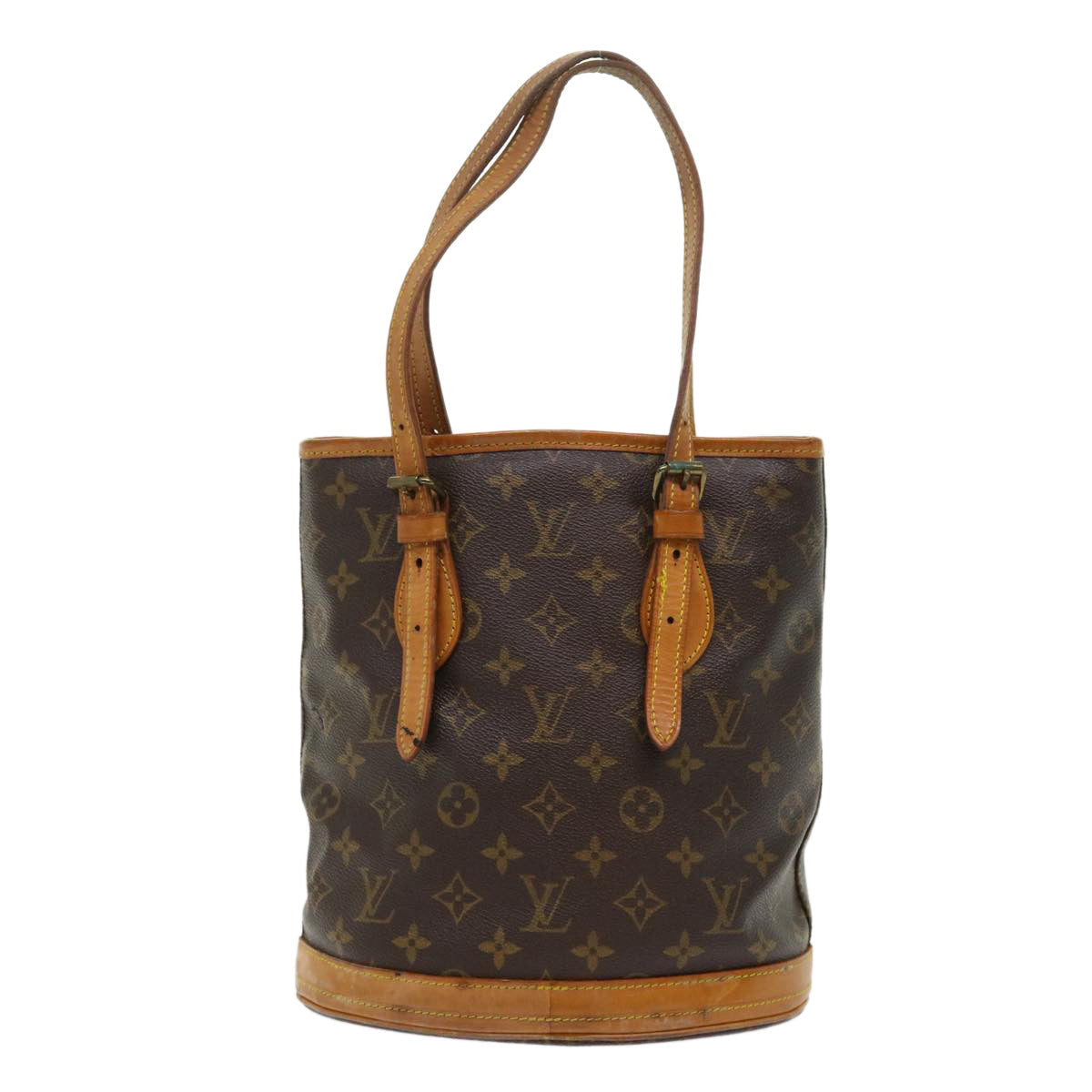 LOUIS VUITTON Monogram Bucket PM Shoulder Bag M42238 LV bs6531