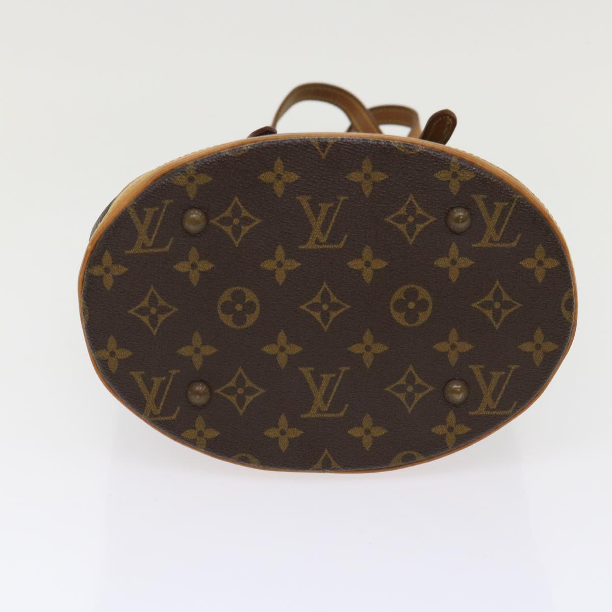 LOUIS VUITTON Monogram Bucket PM Shoulder Bag M42238 LV bs6531