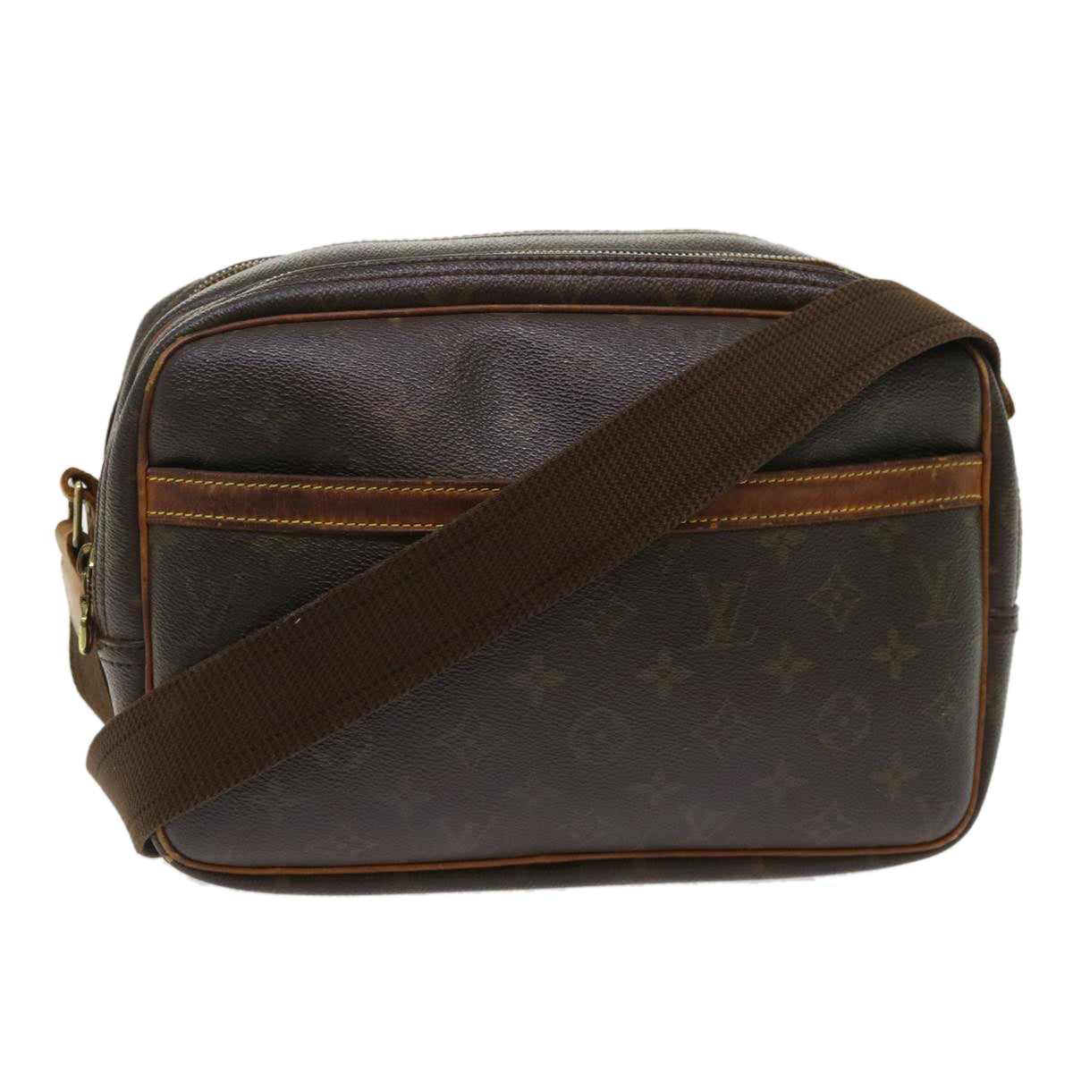 LOUIS VUITTON Monogram Reporter PM Shoulder Bag M45254 LV bs6532