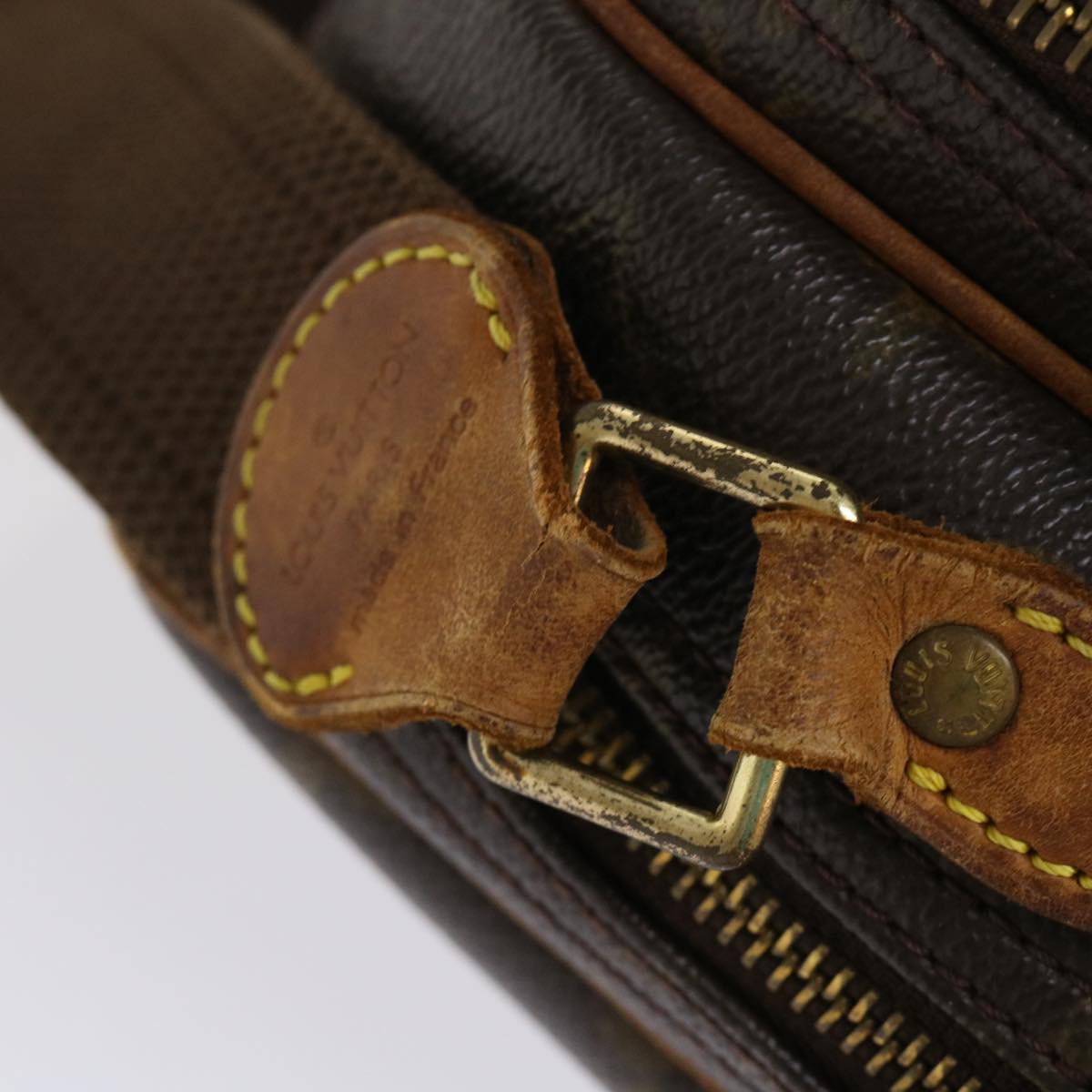 LOUIS VUITTON Monogram Reporter PM Shoulder Bag M45254 LV bs6532