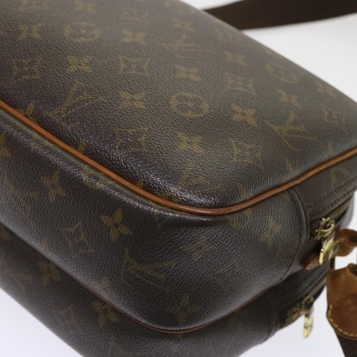 LOUIS VUITTON Monogram Reporter PM Shoulder Bag M45254 LV bs6532