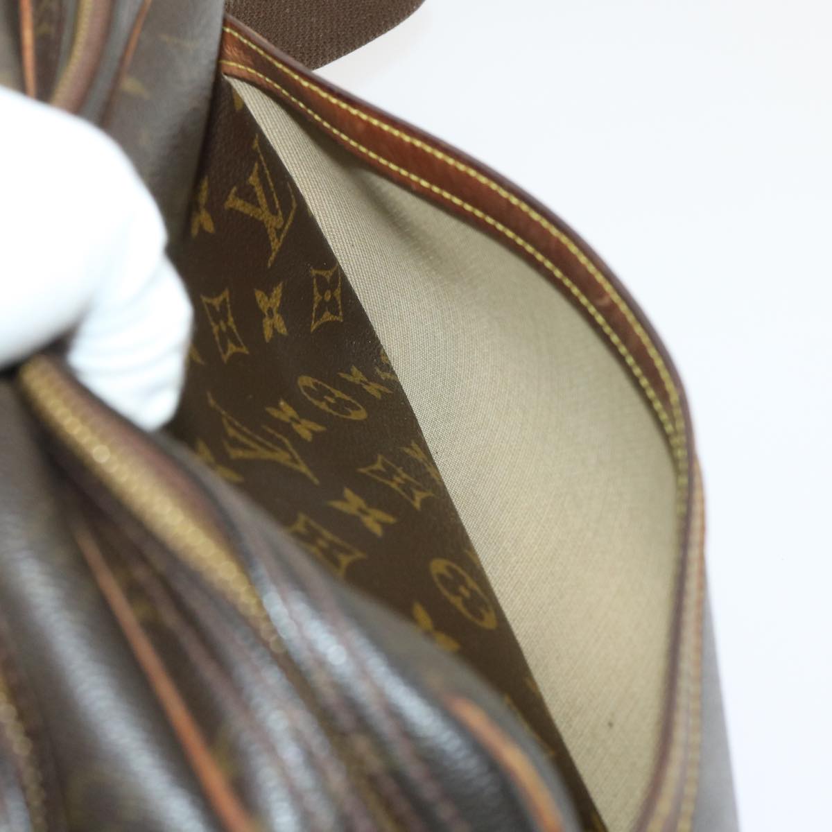 LOUIS VUITTON Monogram Reporter PM Shoulder Bag M45254 LV bs6532