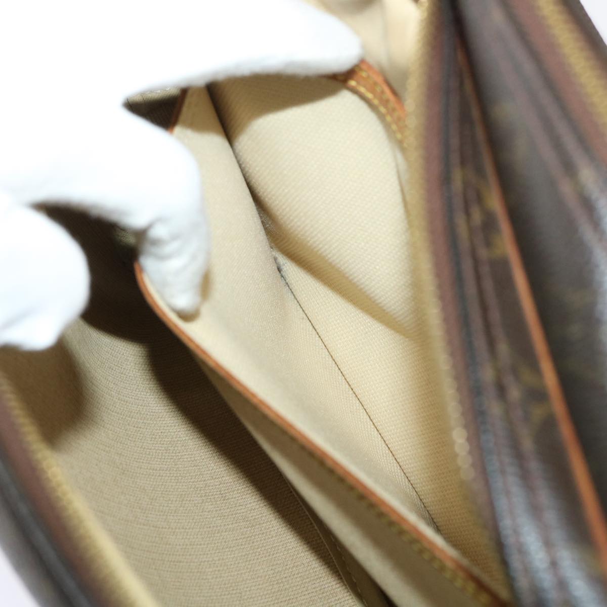 LOUIS VUITTON Monogram Reporter PM Shoulder Bag M45254 LV bs6532