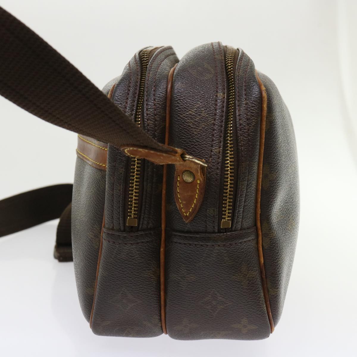 LOUIS VUITTON Monogram Reporter PM Shoulder Bag M45254 LV bs6532