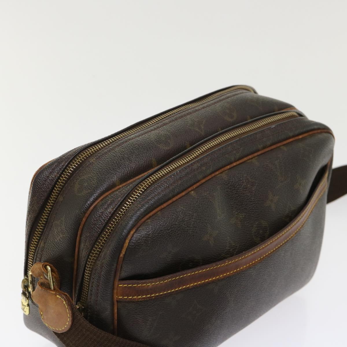 LOUIS VUITTON Monogram Reporter PM Shoulder Bag M45254 LV bs6532