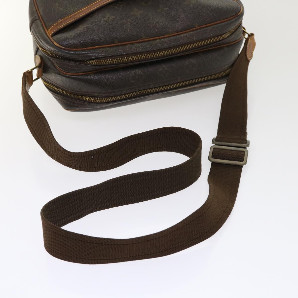 LOUIS VUITTON Monogram Reporter PM Shoulder Bag M45254 LV bs6532
