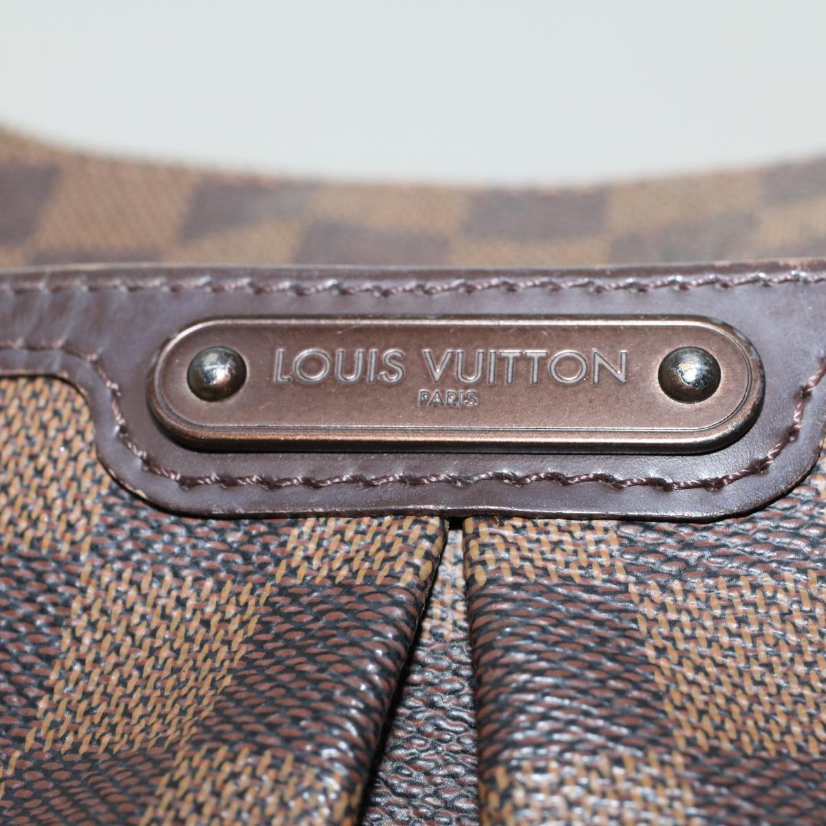 LOUIS VUITTON Damier Ebene Bloomsbury PM Shoulder Bag N42251 LV bs6533