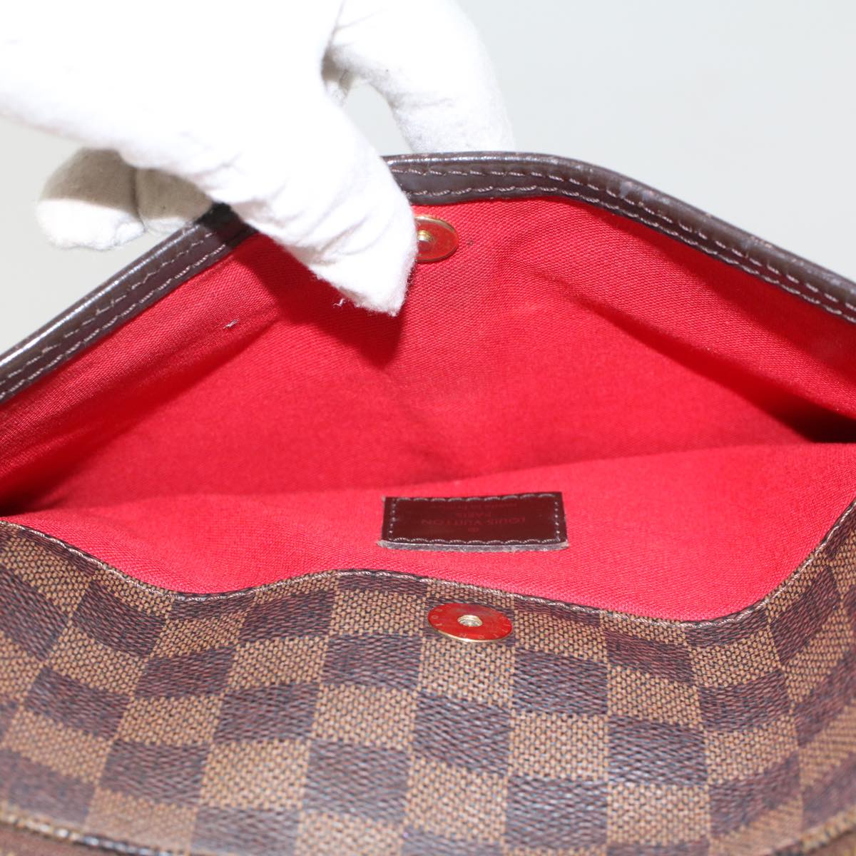 LOUIS VUITTON Damier Ebene Bloomsbury PM Shoulder Bag N42251 LV bs6533