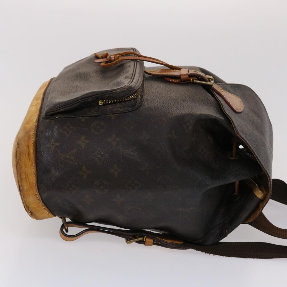 LOUIS VUITTON Monogram Montsouris GM Backpack M51135 LV bs6535