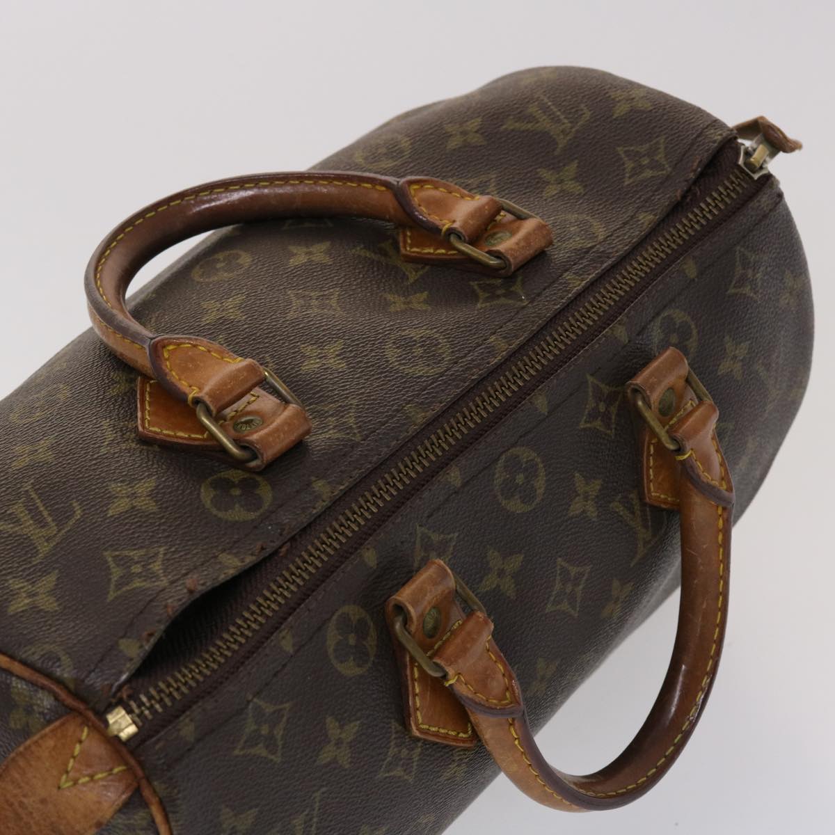LOUIS VUITTON Monogram Speedy 30 Hand Bag M41526 LV bs6537