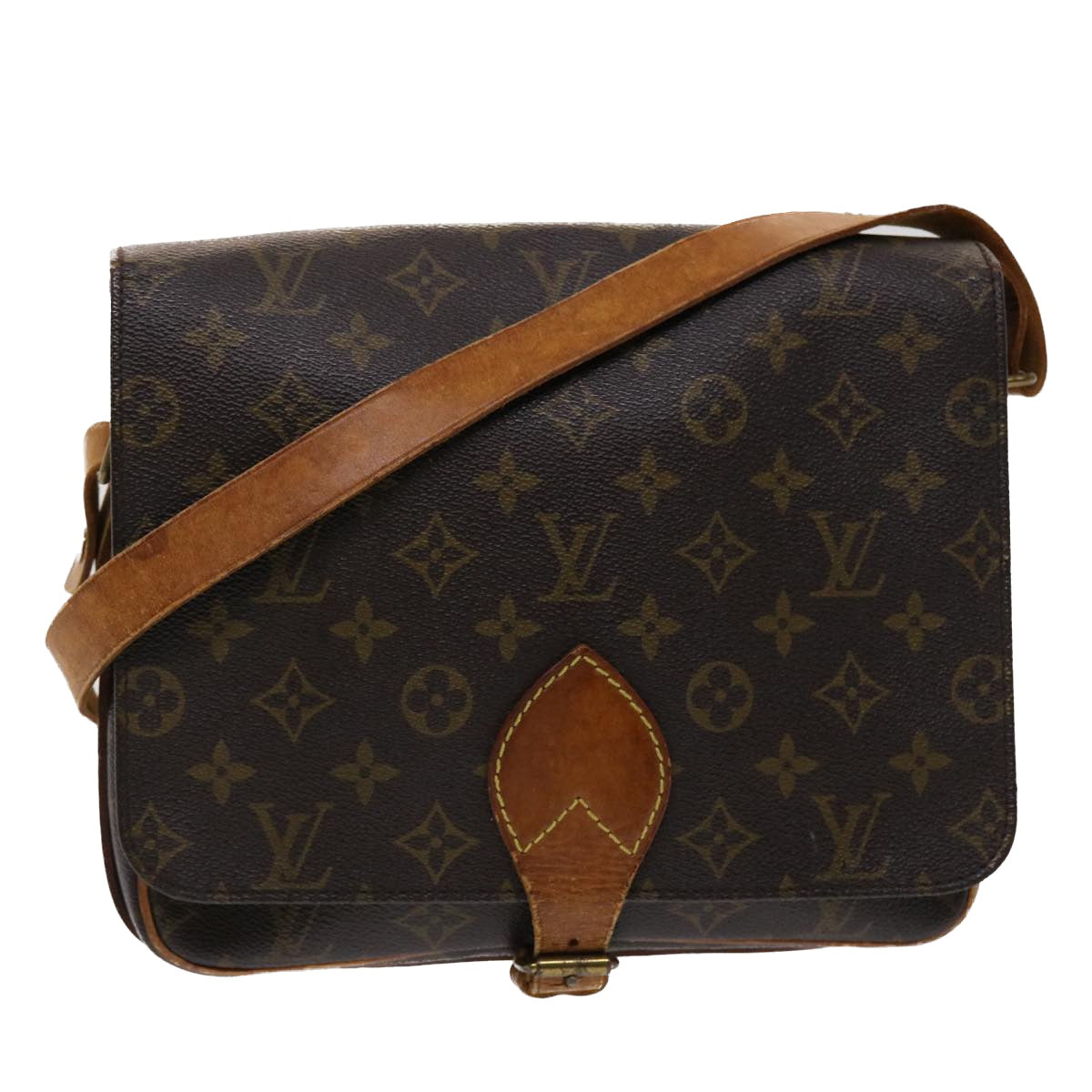LOUIS VUITTON Monogram Cartouchiere GM Shoulder Bag M51252 LV bs6552