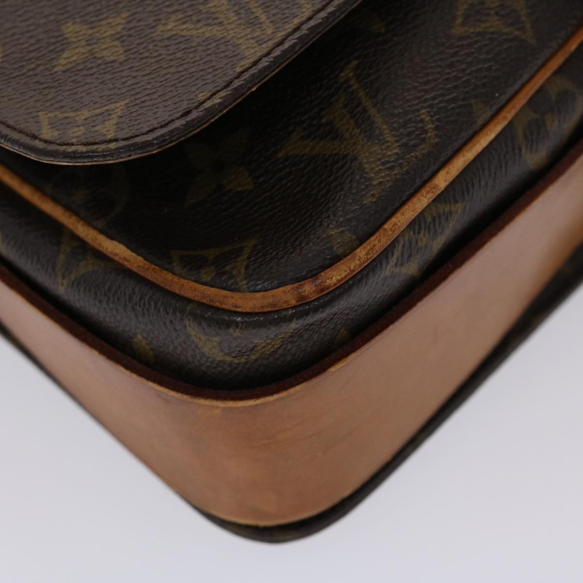 LOUIS VUITTON Monogram Cartouchiere GM Shoulder Bag M51252 LV bs6552