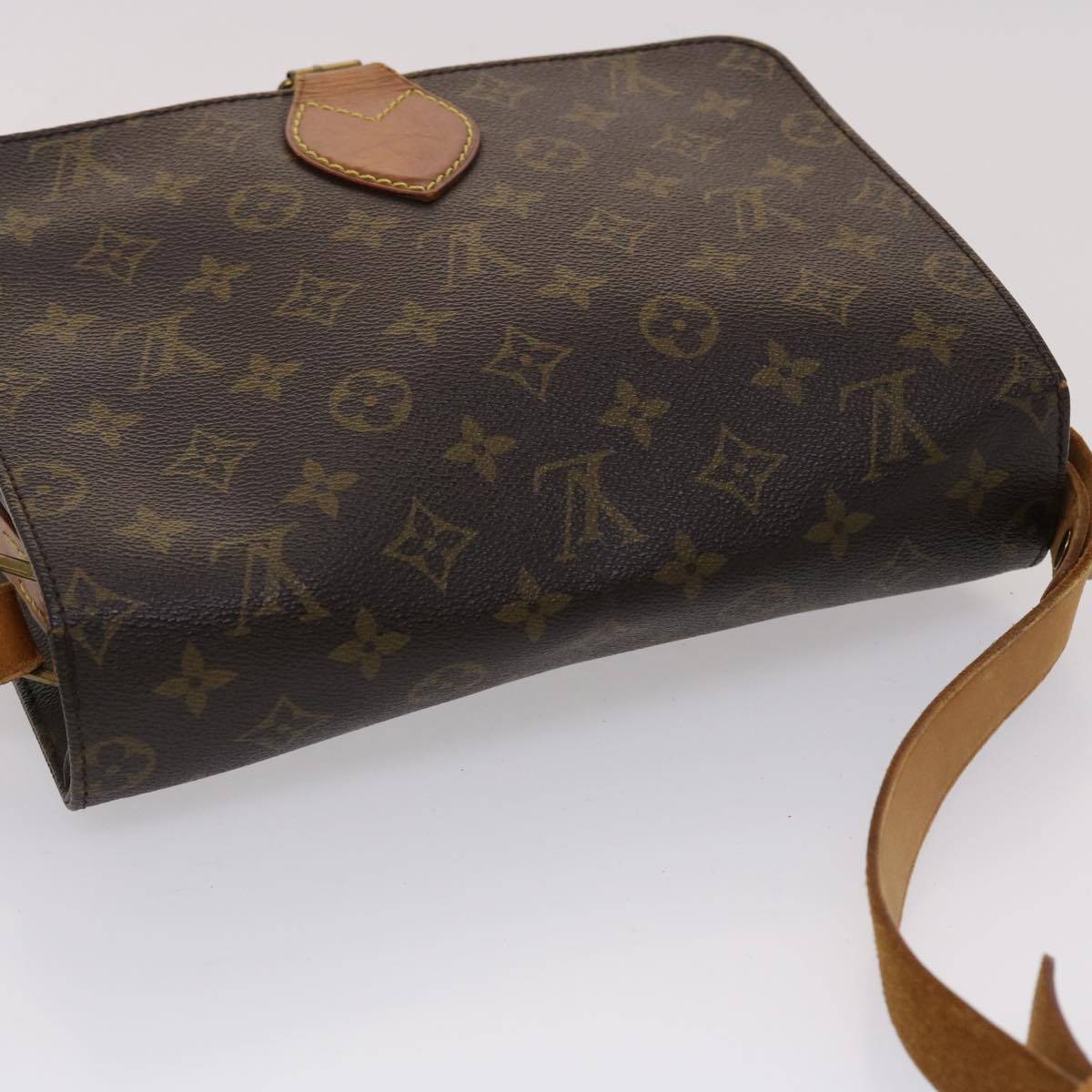 LOUIS VUITTON Monogram Cartouchiere GM Shoulder Bag M51252 LV bs6552