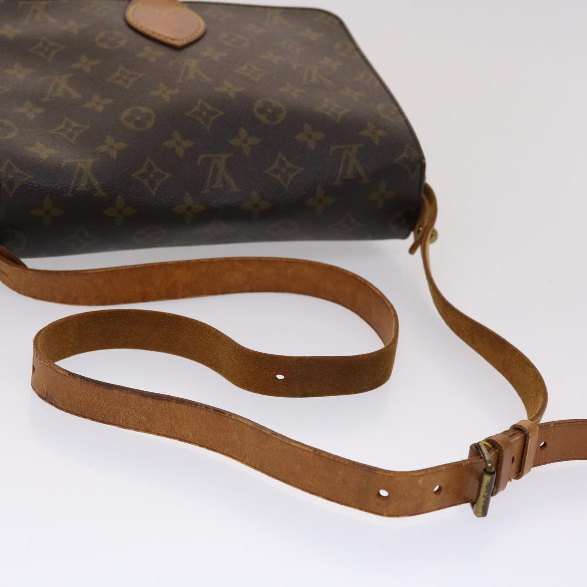 LOUIS VUITTON Monogram Cartouchiere GM Shoulder Bag M51252 LV bs6552