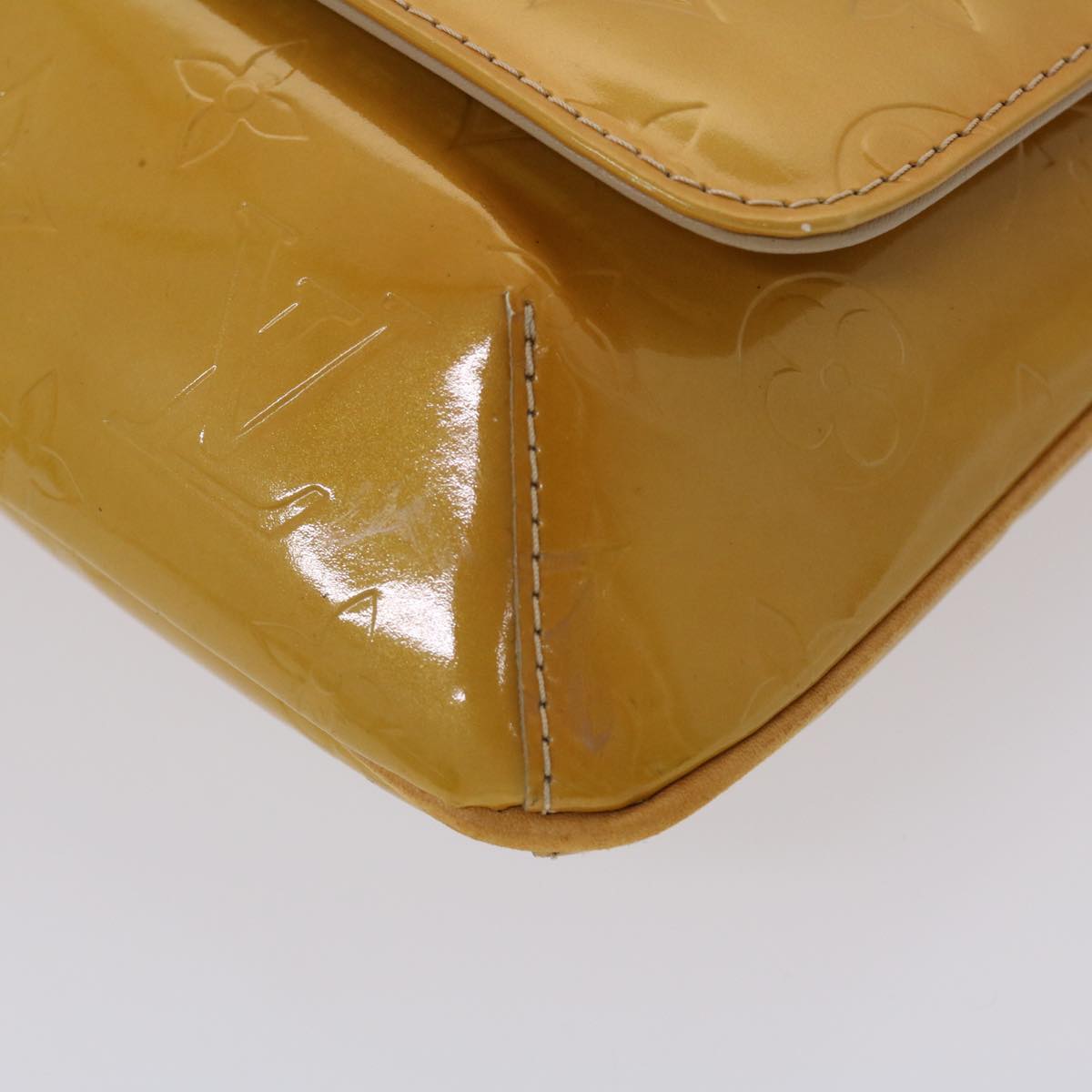 LOUIS VUITTON Monogram Vernis Thompson Street Bag Beige M91301 LV bs6578
