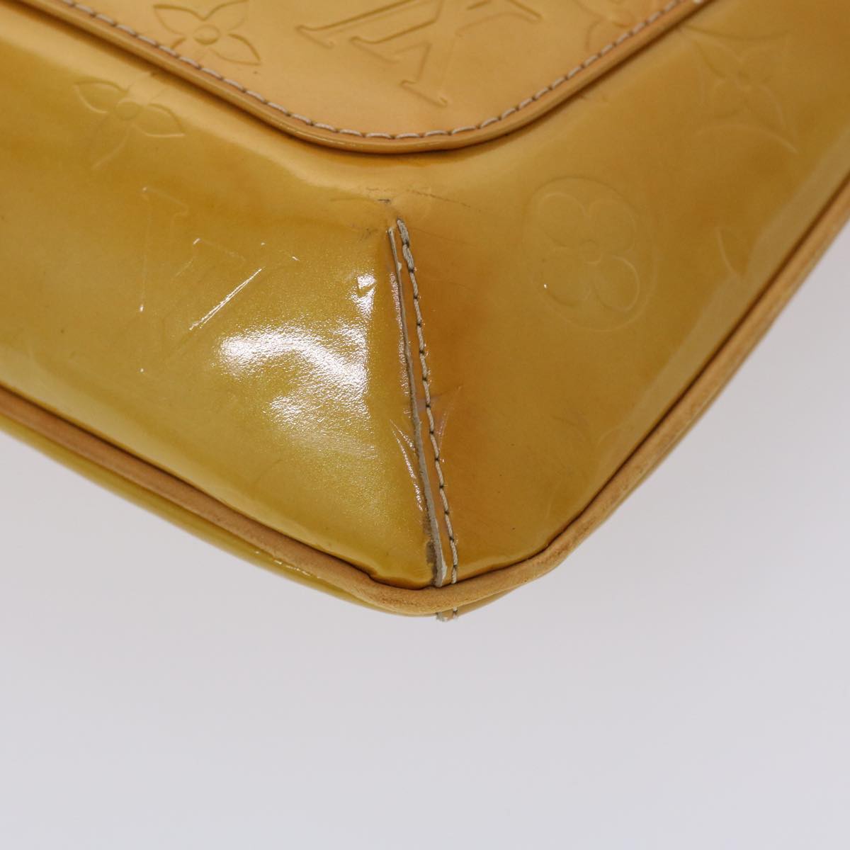 LOUIS VUITTON Monogram Vernis Thompson Street Bag Beige M91301 LV bs6578