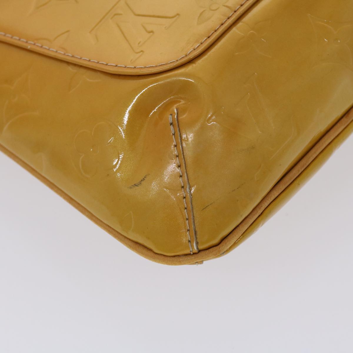 LOUIS VUITTON Monogram Vernis Thompson Street Bag Beige M91301 LV bs6578