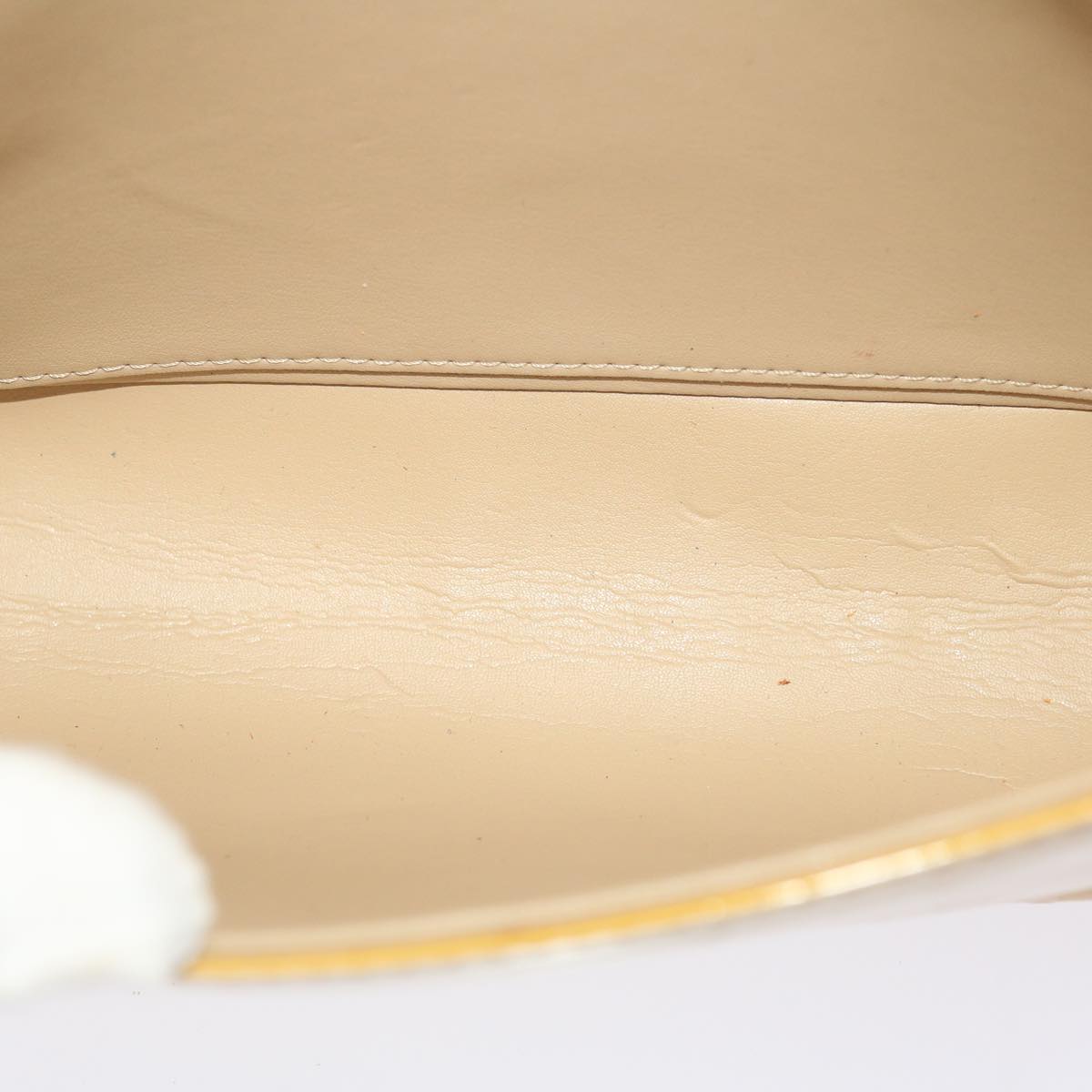 LOUIS VUITTON Monogram Vernis Thompson Street Bag Beige M91301 LV bs6578