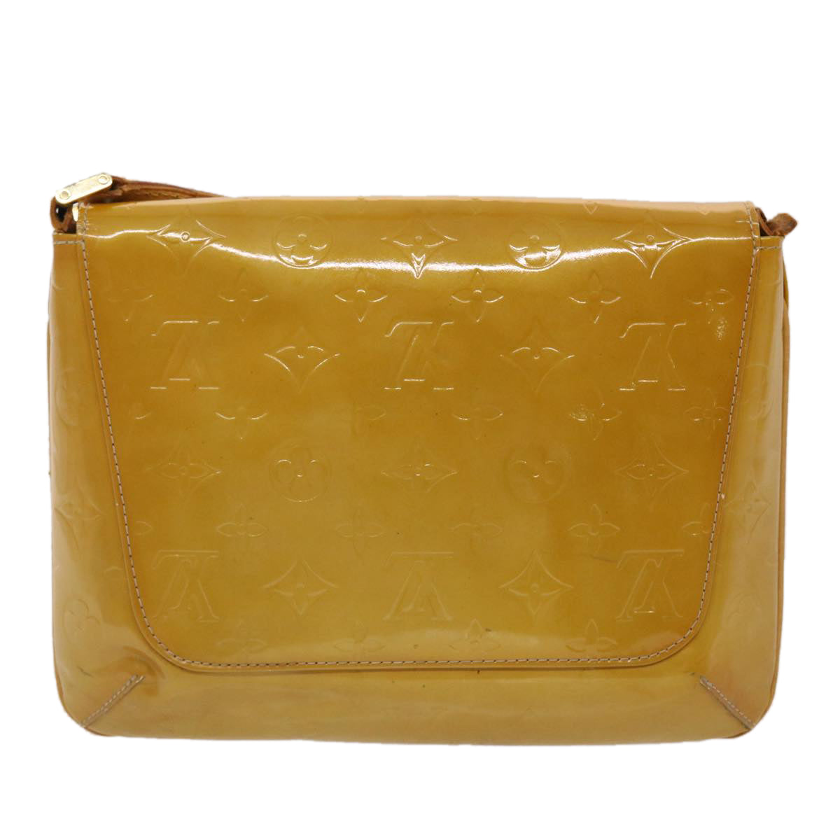 LOUIS VUITTON Monogram Vernis Thompson Street Bag Beige M91301 LV bs6578