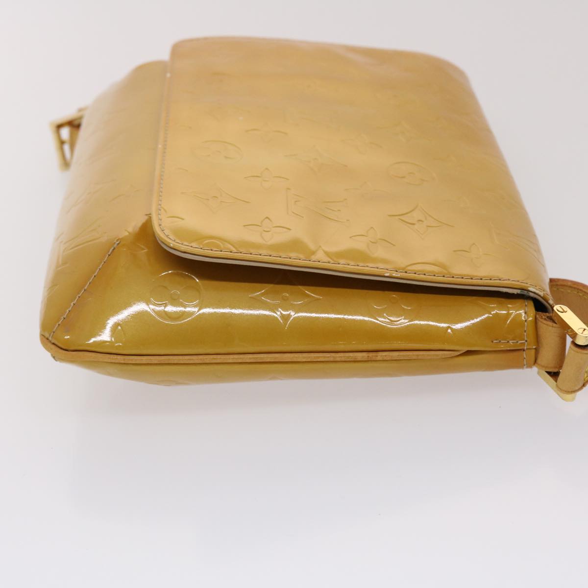 LOUIS VUITTON Monogram Vernis Thompson Street Bag Beige M91301 LV bs6578