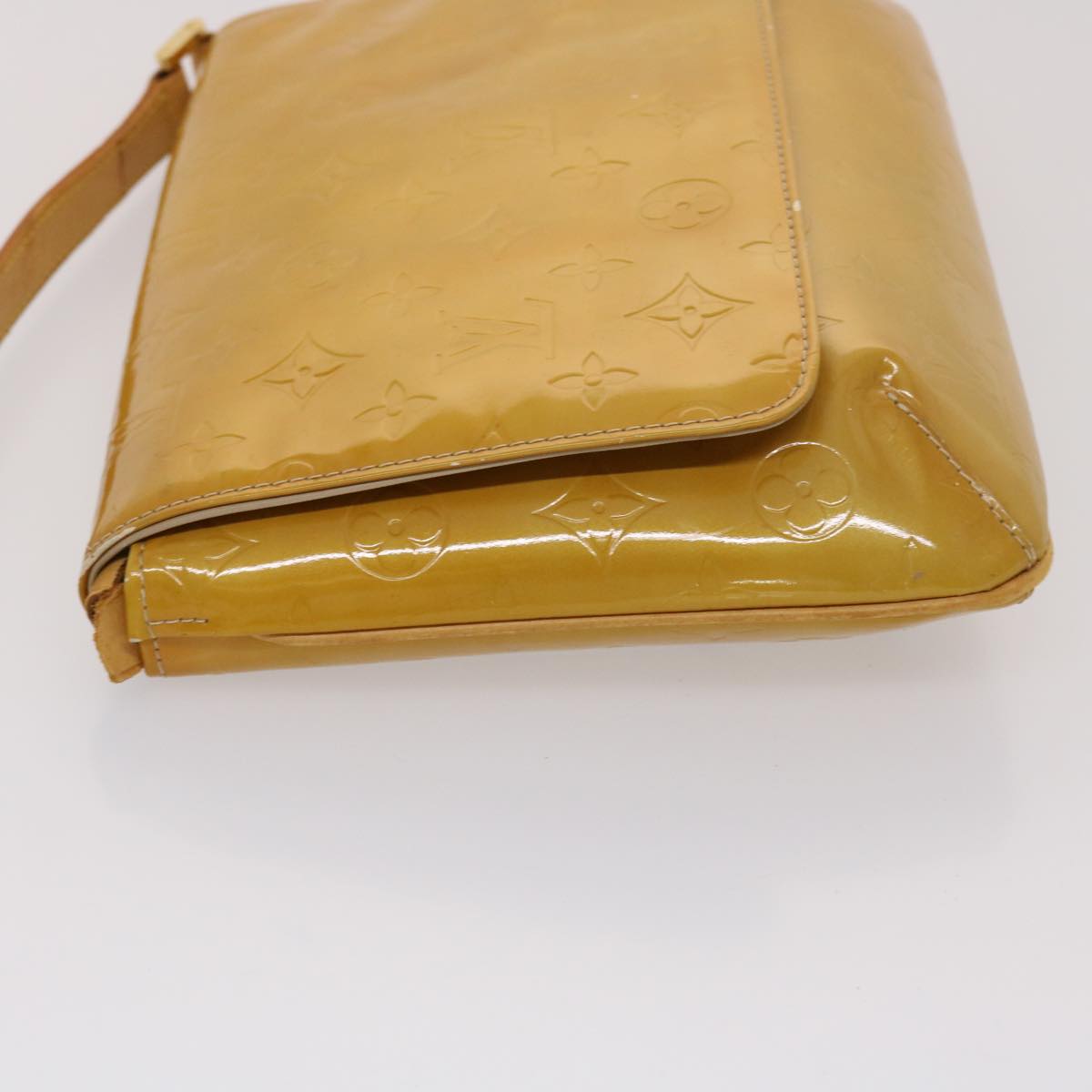 LOUIS VUITTON Monogram Vernis Thompson Street Bag Beige M91301 LV bs6578